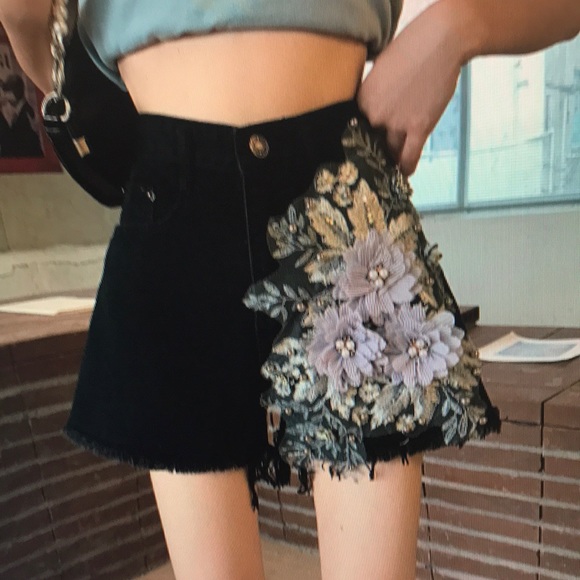 Pants - Black jeans and feminine shorts